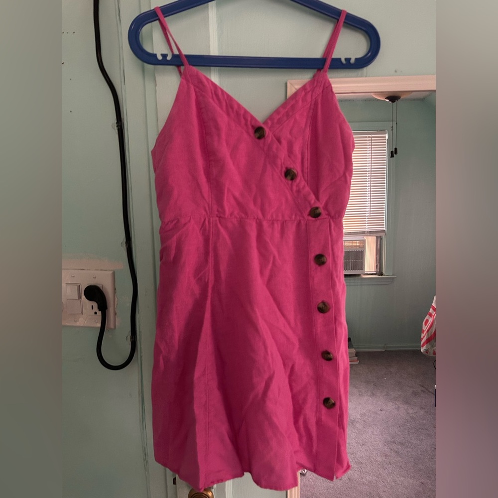 American Eagle Outfitters Hot Pink Sundress